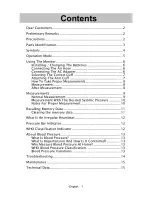 Предварительный просмотр 2 страницы A&D UA-851 Instruction Manual