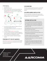 Preview for 2 page of AARCOMM HHT Handheld Quick Start Manual