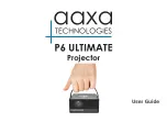 AAXA Technologies P6 ULTIMATE User Manual preview