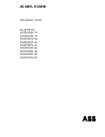 ABB ACS 600 MultiDrive Installation Manual preview
