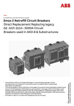 ABB AKR30S-800A Installation And Maintenance Manual preview