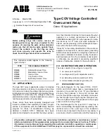 ABB COV-6 Instruction Leaflet preview