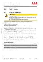 Preview for 100 page of ABB HT604622 Operation Manual