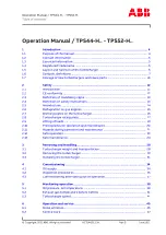 Предварительный просмотр 3 страницы ABB HT607123 Operation Manual