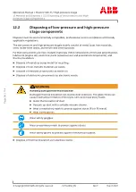 Предварительный просмотр 98 страницы ABB PT003901 Operation Manual