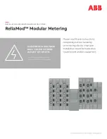 ABB ReliaMod RMM B 4R Installation And Maintenance Instructions Manual предпросмотр