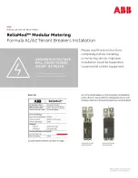 ABB ReliaMod RMS212522LRLR Installation Instructions preview