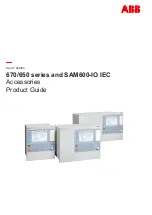 ABB RELION Series Product Manual preview