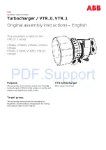 ABB VTR 0 Series Assembly Instructions Manual preview