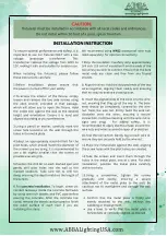 Предварительный просмотр 3 страницы ABBA STA03 Installation Manual
