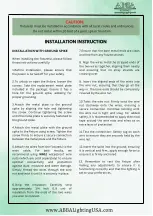 Предварительный просмотр 5 страницы ABBA STA05 Installation Manual