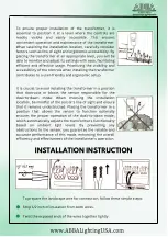 Предварительный просмотр 4 страницы ABBA STS300 Installation Manual