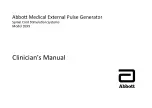 Abbott 3599 Clinician Manual preview