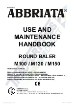 Abbriata M100 Series Use And Maintenance Handbook preview