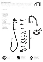 Preview for 3 page of ABI INTERIORS KINGSLEY SHOWER RAILSET Manual