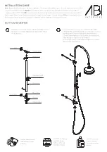 Preview for 5 page of ABI INTERIORS KINGSLEY SHOWER RAILSET Manual