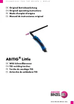 Abicor Binzel ABITIG Little 24G Original Operating Instructions предпросмотр