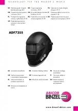 Abicor Binzel ADF735S Original Operating Instructions предпросмотр