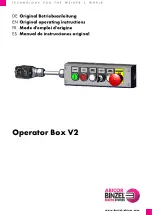 Preview for 1 page of Abicor Binzel Operator Box V2 Original Operating Instructions