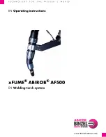 ABICOR xFUME AF500 Operating Instructions Manual preview