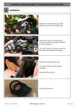 Предварительный просмотр 4 страницы ABM ergonomic style Superbike Kit Installation And Safety Instructions