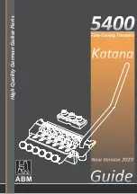 Preview for 1 page of ABM Katana User Manual