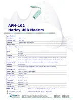 Abocom AFM-102 Specification предпросмотр