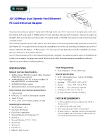 Preview for 1 page of Abocom FE1200 Specifications