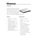 Abocom TC08 Specification Sheet предпросмотр