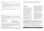 Abode ACT3030 Manual предпросмотр