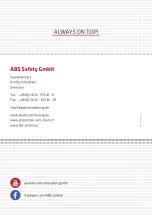 Preview for 12 page of ABS Safety ABS-Lock FALZ IV-RB Quick Start Manual