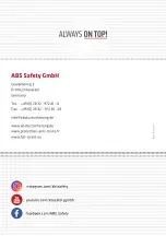 Preview for 12 page of ABS Safety ZU-1009-F Manual