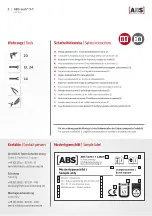 Preview for 2 page of ABS LX-T-300-SR Manual