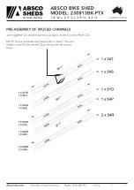 Preview for 7 page of ABSCO SHEDS 230813BK-PTX Assembly Instructions Manual