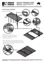 Preview for 17 page of ABSCO SHEDS 23231GK-PTX Manual