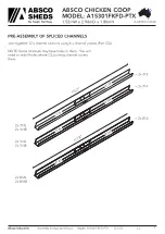 Preview for 7 page of ABSCO SHEDS A15301FKFD-PTX Assembly