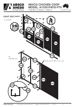 Preview for 11 page of ABSCO SHEDS A15301FKFD-PTX Assembly