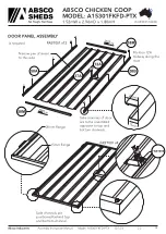 Preview for 15 page of ABSCO SHEDS A15301FKFD-PTX Assembly