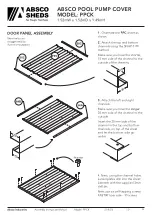 Preview for 13 page of ABSCO SHEDS PPCK Assembly & Instruction Manual