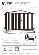 Preview for 1 page of Absco REGENT 30222RK Assembly Instructions Manual