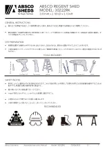 Предварительный просмотр 2 страницы Absco REGENT 30222RK Assembly Instructions Manual