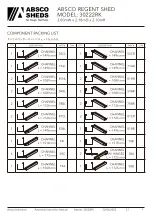 Предварительный просмотр 4 страницы Absco REGENT 30222RK Assembly Instructions Manual