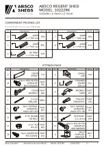 Preview for 5 page of Absco REGENT 30222RK Assembly Instructions Manual