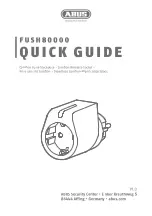 Предварительный просмотр 1 страницы Abus FUSH80000 Quick Manual