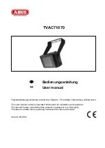 Abus TVAC71070 User Manual preview