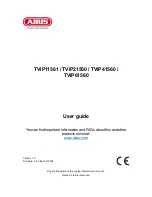 Abus TVIP11561 User Manual предпросмотр