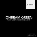 AC Infinity IONBEAM GREEN User Manual preview