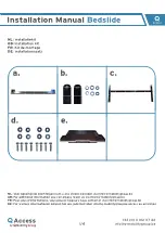 Preview for 2 page of Access Bedslide Maxus T90 Installation Manual