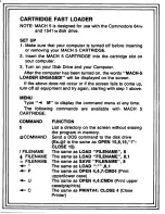 Preview for 2 page of Access MACH5 COMMODORE 64 Instruction Manual