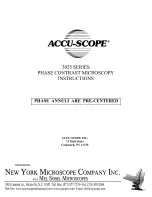 Accu-Scope 3025 Series Instructions Manual preview
